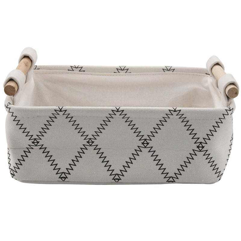 Decorative Storage Basket Bins Foldable Fabric Gift Baskets Empty