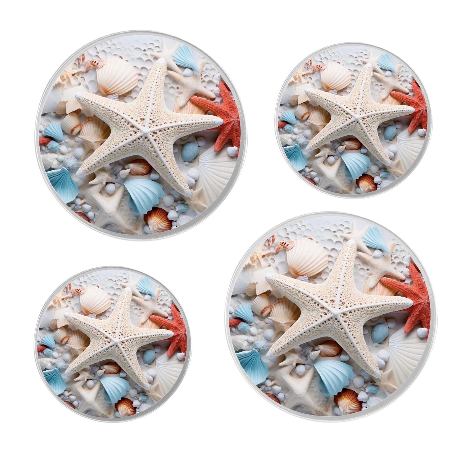 Decorative Stove Burner Covers 4 Pcs Metal Round Stove Burner Covers