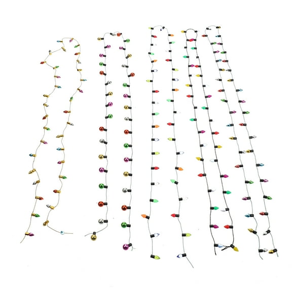 Decorative String Lights Incandescent Bulbs Para Mujer Interior Upholstery Trim Astetic Room Xmas Tree Pendant Christmas Decoration 5 Pcs