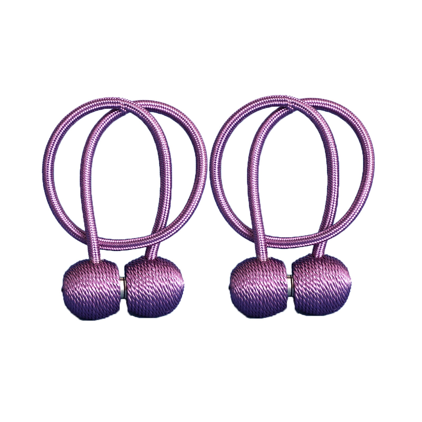 4 Pcs Magnetic Butterfly Curtain Tie Backs - Decorative Rope Holdbacks For Living Room, Bedroom