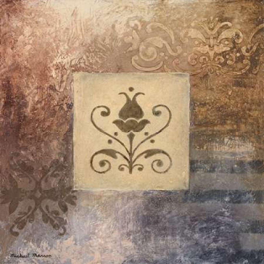 Decorative Study II Canvas Art - Michael Marcon (24 x 24)