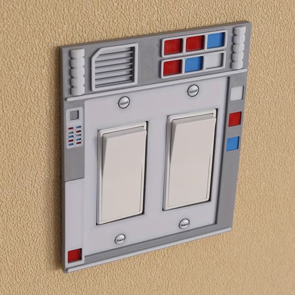 Decorative Switchboard Cover - Reusable Wall Panel for Kitchen, Bathroom, and Bedroom Decor Enhancement