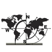 Decorative Table Accessory World Map Home Living Room Office Desktop Decoration