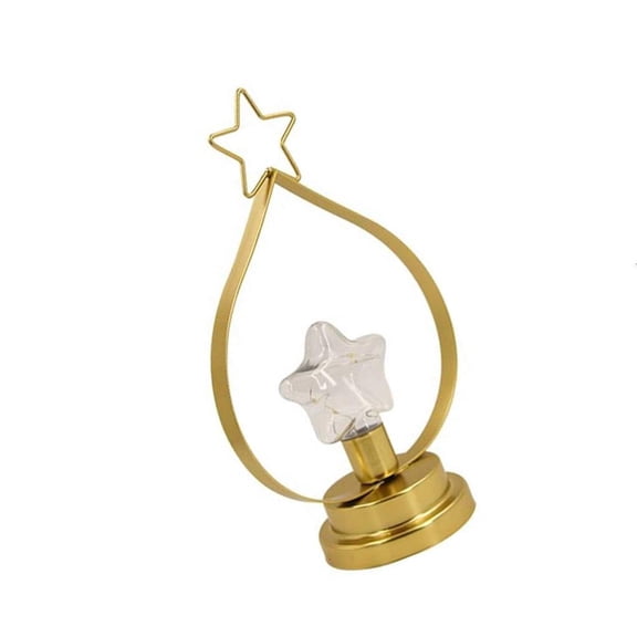 Decorative Table Lamp,Moon Shape Desk Lamp,Ramadans Warm LED Crescents Light