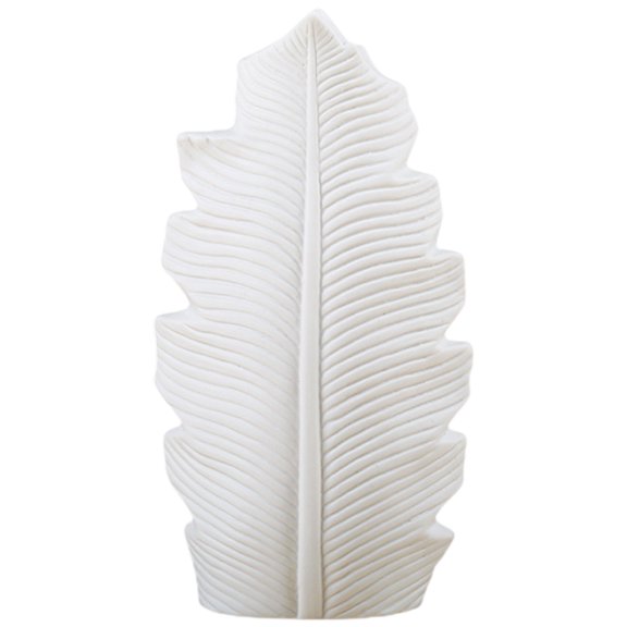 Ceramic Flower Holder Desktop Ornament Tabletop Vase Farmhouse White