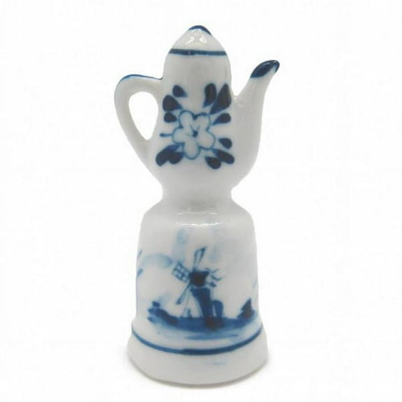 Decorative Thimble Blue and White Teapot