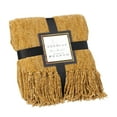 thumbnail image 1 of Decorative Throw Blanket  - 50x60in Soft Knit with Delightful Fringe Edges for a Sophisticated and Cozy Touch to Your, 1 of 8