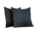 thumbnail image 1 of Decorative Throw Pillow Case Cushion Covers Backrest Soft Solid Colors Square Linen Look Pillow Protector for Couch Sofa Home Car Set of 2, 1 of 2