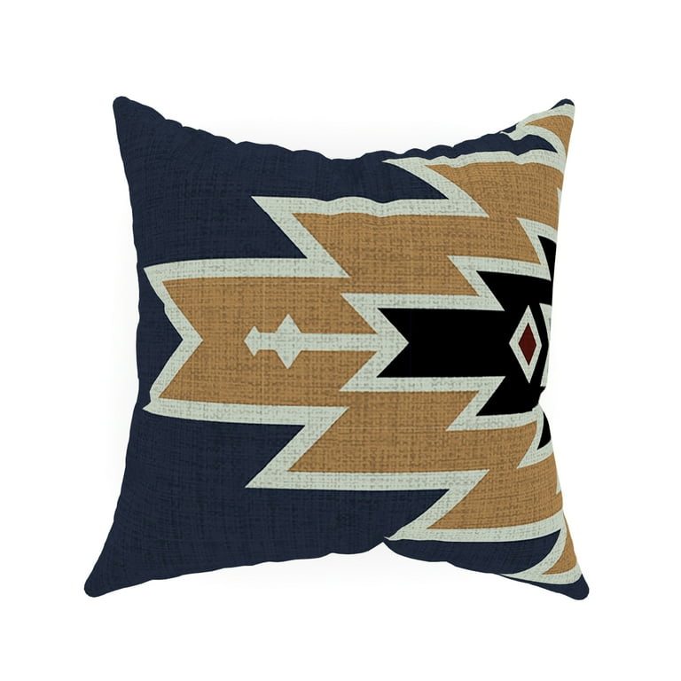 Decorative Throw Pillow Cover 18 x 18 Multi Southwest Motif