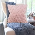 thumbnail image 1 of Decorative Throw Pillow Cover, 19.69x19.69 Inch Sofa Cushion Case, Polyester Square Protector for Living Room, 1 of 6