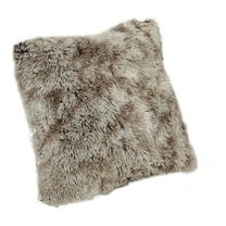 Decorative Throw Pillow Covers 18" x 18", Fluffy Pillow Covers Luxury Faux Fur Square Sofa Pillow Covers for Sofa Couch Living Room Bedroom,No Pillow Insert
