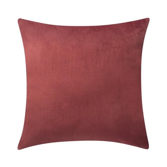 Decorative Throw Pillow Covers 20x20 - Suede Pillow Shams & Cushion Covers, Soft Pillowcase for Sofa, Bed, Chair, Living Room & Bedroom Home Decor Accent