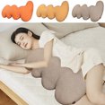 thumbnail image 1 of Decorative Throw Pillow Covers 40x37 Pregnancy Pillow For Sleeping Body Maternity Pillow Supports Back Legs Abdomen Hips For Pregnant Women 39 Inch Pregnancy Pillow For Women Brown, 1 of 7