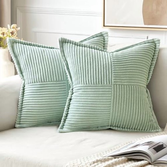 Mint Green Throw Pillows