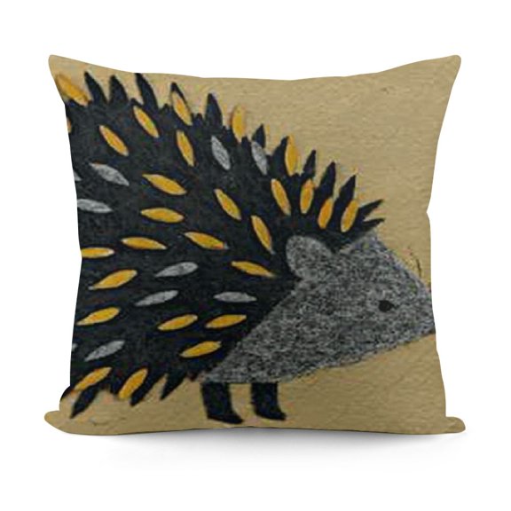 Decorative Throw Pillow Covers Cute Hedgehogs Accent Cushion Covers Cases Pillowcases for Couch Bed Farmhouse Home Decor