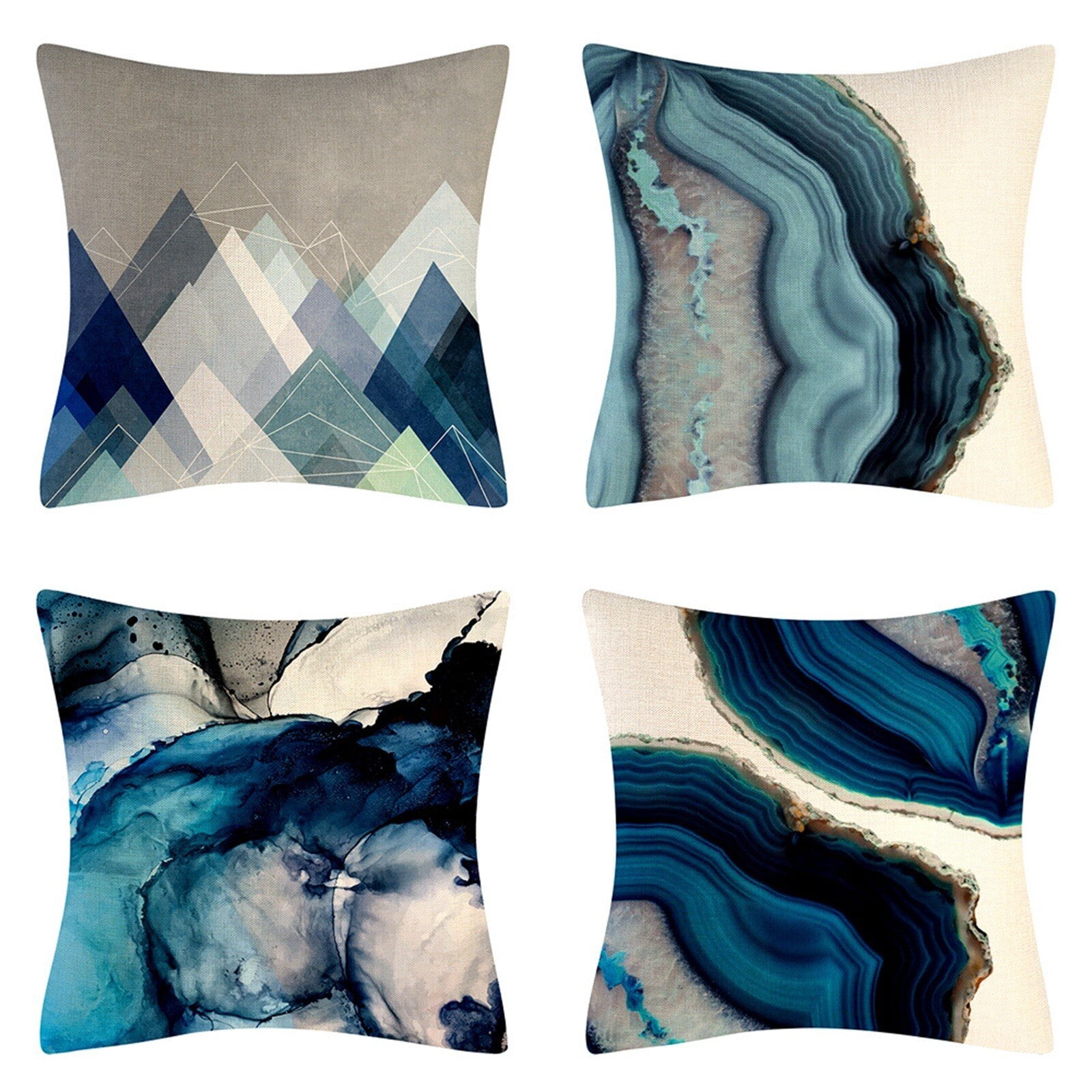 Decorative Throw Pillow Covers Set of 4 Couch Pillows Cushion Cover for ...