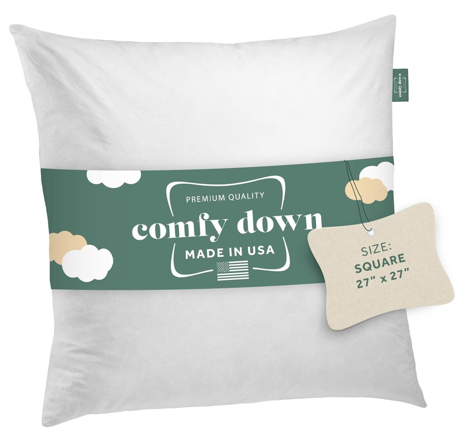 27 x 27 euro pillow insert sale