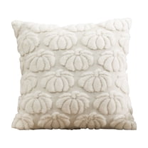 Decorative Throw Pillow Square Textured Cushion with Soft Plush Fabric Suitable for Sofa Bed Chair Living Room Home Office