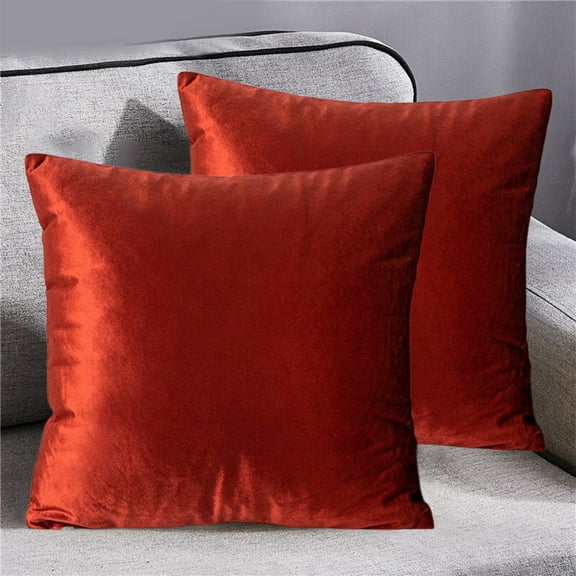 Decorative Throw Pillows, Linen Sofa Cushion,Sofa Bed Pillows for Living Room, Bedroom, Office Decor,18x18 Inch(Wine)