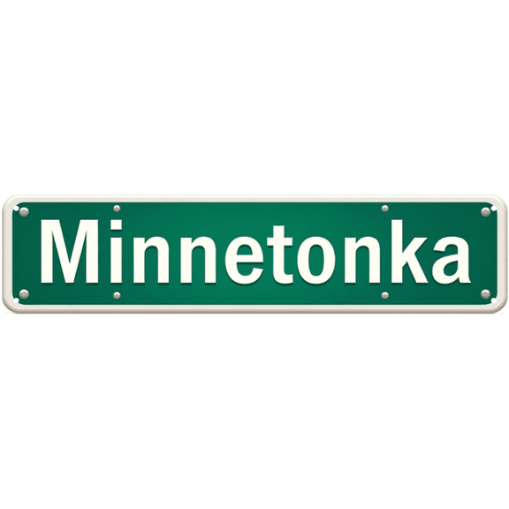 Decorative Tin Sign 16*4 Inch - Minnetonka Lakeside Design - Perfect for Beach House, Pool Area, Bedroom | Beach House Decor, Pool Signs, Beachy Room Decor