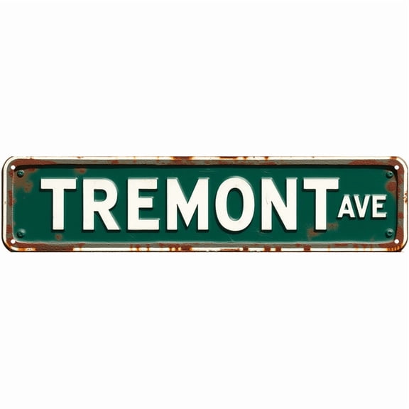 Decorative Tin Sign 16*4 Inch - TREMONTAVE Design - For Movie Room, Living Room, Outdoor Patio - Retro Style | movie room decor, theater decor, trippy room decor
