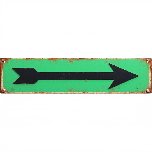 Decorative Tin Sign 16*4 Inches Arrow Direction For Stairway, Hallway, Patio | Funny Signs, Indie Room Decor, Outdoor Sign