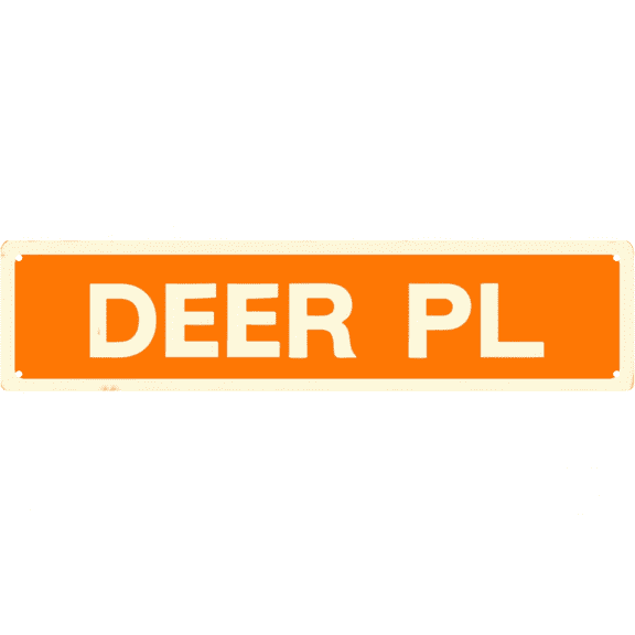 Decorative Tin Sign 16*4 Inches - Ideal for P"Deer Pl" oolside, Patio, Bedroom - Pool Signs, Outdoor Signs, Beachy Decor with Relaxing Sippin' & Chillin' Theme