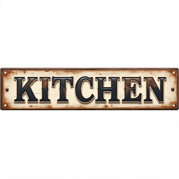 Decorative Tin Sign 16*4 Inches Kitchen For Laundry Room, Garage, Patio | Laundry Decor, Funny Signs, Retro Kitchen Decor