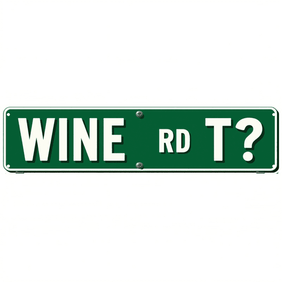 Decorative Tin Sign 16*4 Inches Wine Road Wine-Themed Graphic - Ideal for Wine Bar Kitchen Backyard - Includes tin signs wine decor outdoor sign