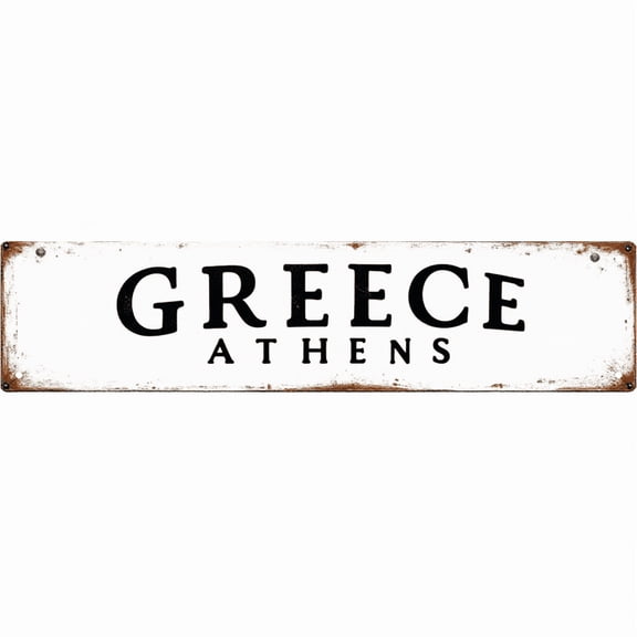 Decorative Tin Sign 16x4 Inch Home Design - Perfect for Housewarming Decor, Outdoor Signs, Vintage Home Wall Art