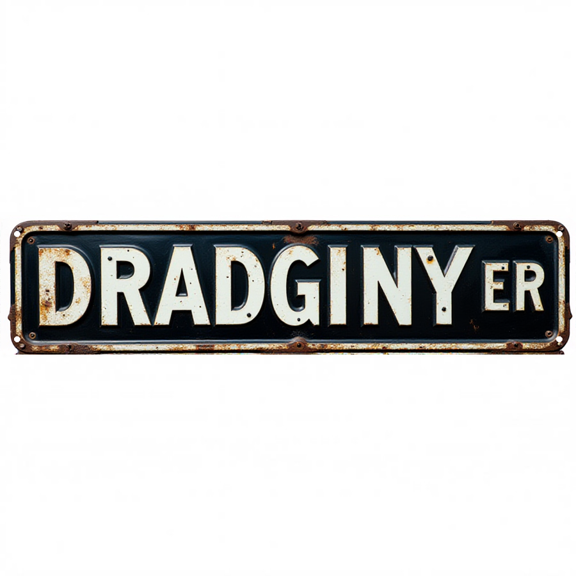 Decorative Tin Sign 16x4 Inches DRADGINYER Design - Retro Kitchen Decor, Funny Room Decor, Beachy Wall Decor for Kitchen, Bar, Bedroom