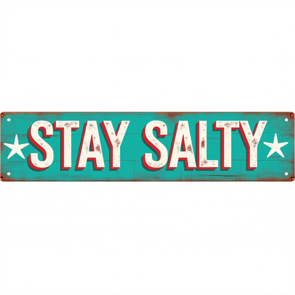 Decorative Tin Sign 16x4 Inches TRINIDAD AND TOBAGO PORT OF SPAIN Design - Beachy Decor, Vintage Signs, Wall Decor for Living Room, Patio, Office