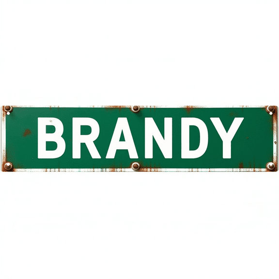 Decorative Tin Signs 16*4 Inches "Brandy" Great for Bar, Kitchen, Patio Bar Decorations for Home, Vintage Bar Decor, Outdoor Bar Decor