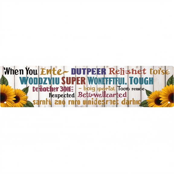Decorative Tin Signs for AdventureToday's Adventures Quote Lovers 16*4 Inches - Fits Bedroom, Game Room, Patio - Funny Room Decor, Unique Wall Decor, Vintage Decor for Home