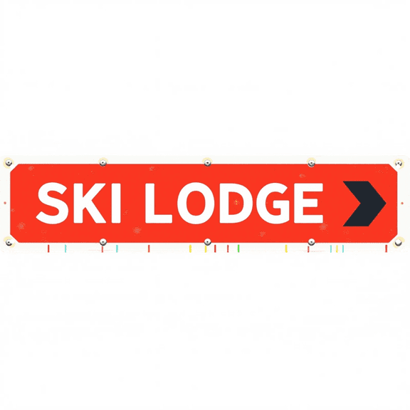 Decorative Tin Signs for Winter ViSki Lodge bes 16*4 Inches - Fits Man Cave, Bedroom, Ski Room - Trippy Room Decor, Man Cave Accessories, Cool Stuff for Your Room