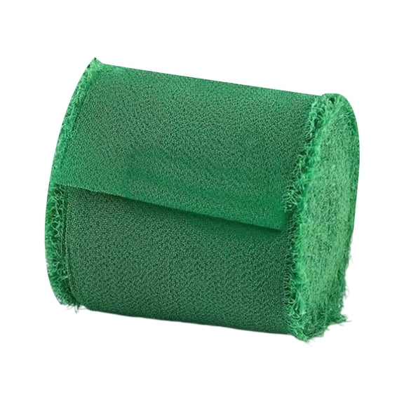 Decorative Torn Edges Chiffons Ribbon Roll for Projects Florals Wrapping 5 Meter Spools