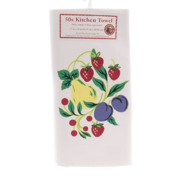 24.00In Fruitgroup Flour Sack Towel, Cotton, 100% Cotton 50"S Design Vl86