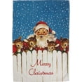 thumbnail image 1 of Decorative Towel Merry Christmas Santa & Friends 100% Cotton Kitchen Retro 106235, 1 of 3
