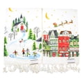 thumbnail image 1 of Decorative Towel Village Scene Tea Towels Set/2 Clean Up Kitchen 100% Cotton Mx183443 Set / 2, 1 of 3