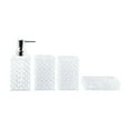 thumbnail image 1 of Decorative Transparent Bathroom Containers Pattern Bath Accessories, 1 of 8