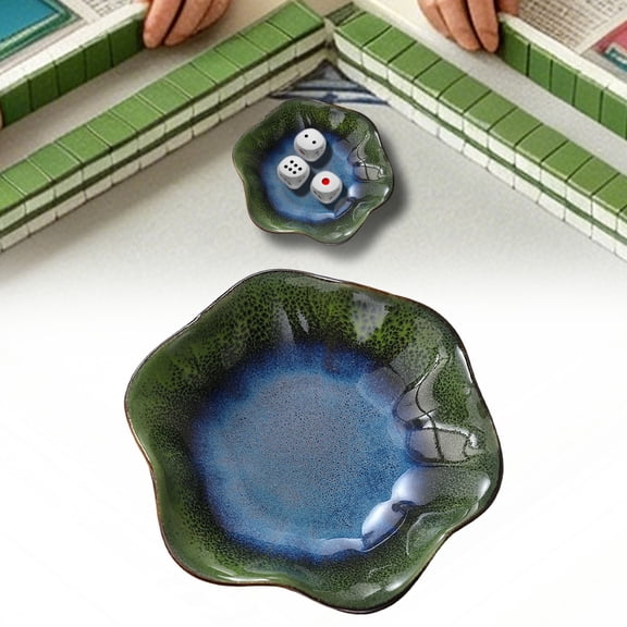 Decorative Tray, Jewelry Trays, Trinket Tray, Ring Tray, Ceramic Tray, Jewelry Plate, Jewelry Storage Dish, Flower Shape Ceramic Trinket Tray, Small Decorative Plate, Item Storage Tray 1Pcs