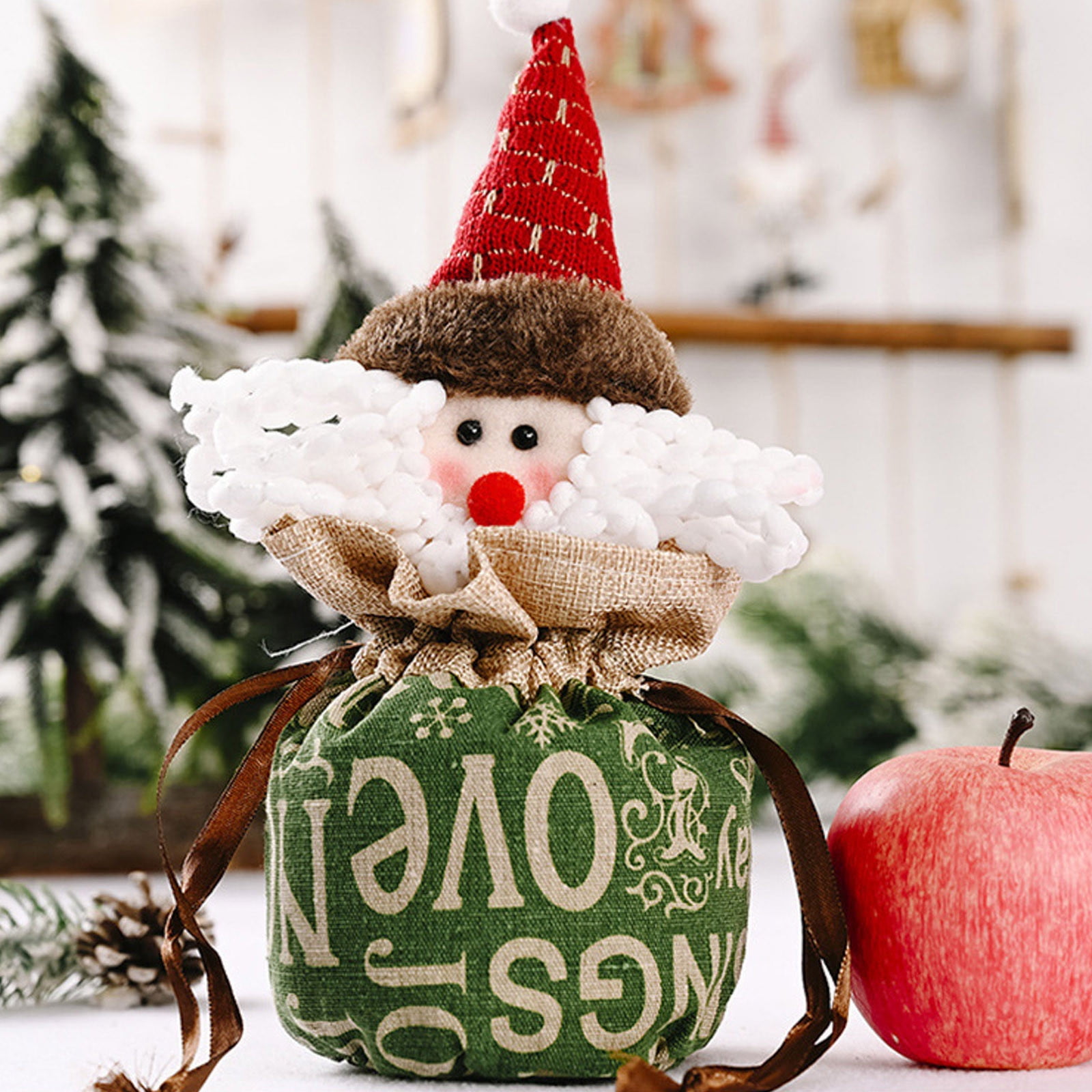 Decorative Trays for Home Decor Christmas Candy Bags Gift Bags Velvet