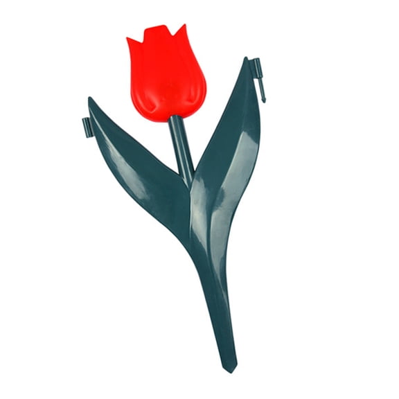 Decorative Tulips Flower Design Stake Fence Plastic Garden Border Interlocked Garden Fence for Yard and Walkways
