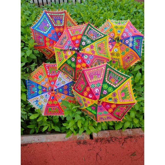 Decorative Umbrellas For Indian wedding Decor Mehndi Decoration Christmas Party Diwali Decorations Parasol Sun protection Wedding Umbrellas