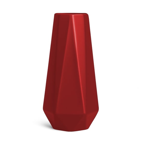 Decorative Vase Plastic Non Fragile Art Tabletop Centerpiece For Wedding Dining Table Bookshelf Home 24Cm 9.4 Inch