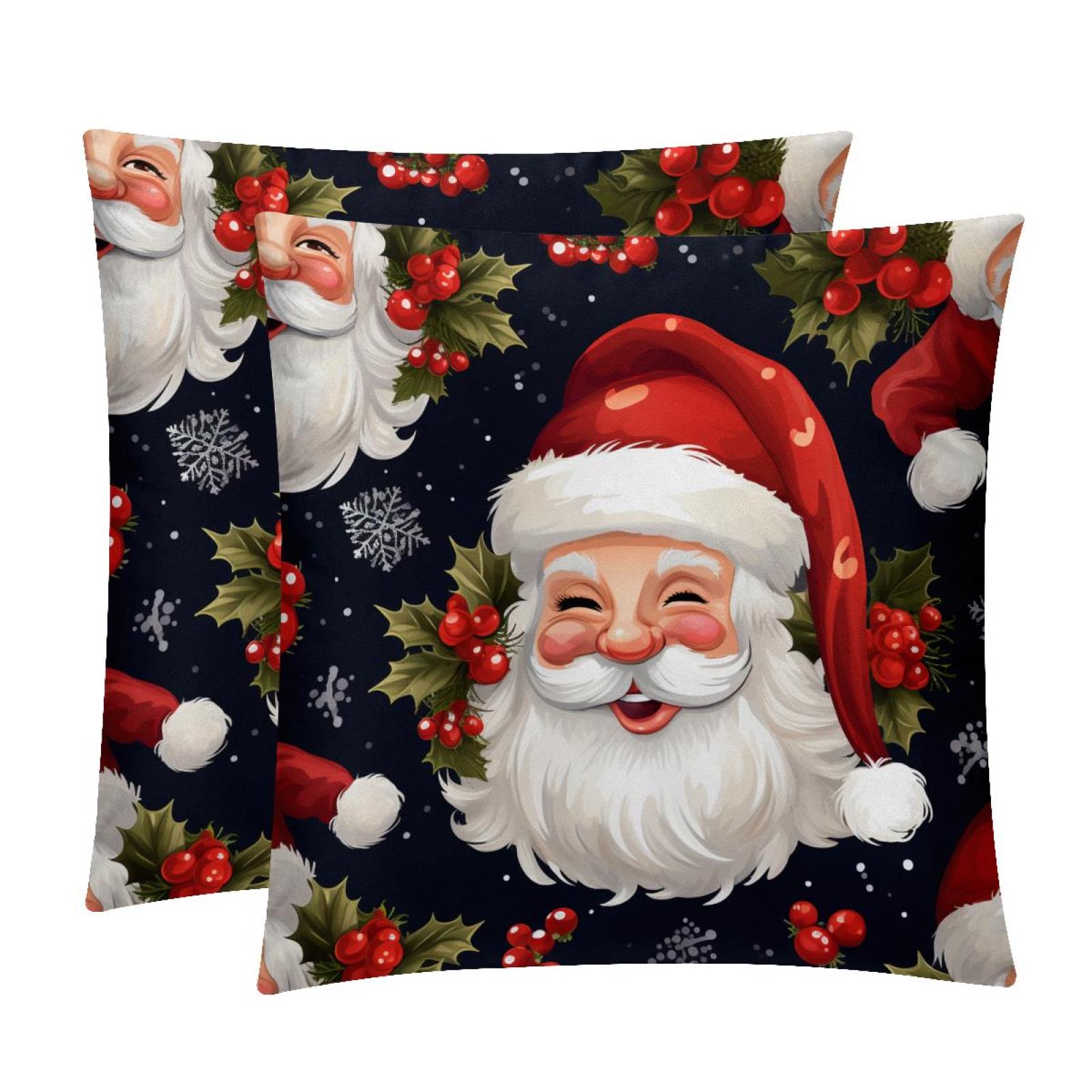 Decorative Velvet Pillow Covers Set of 2, Unique , 16x16, 18x18