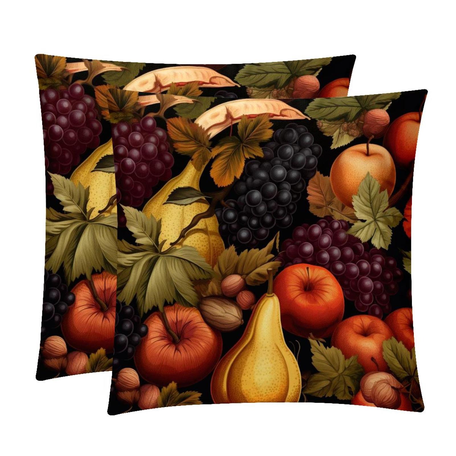 Decorative Velvet Pillow with Unique Set of 2 16x16, 18x18, 20x20