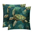 Decorative Velvet Throw Pillow Covers with Unique Patterns Set of 2