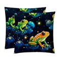 thumbnail image 1 of Decorative Velvet Throw Pillow Covers for Chair - Set of 2, Unique Patterns, 16x16, 18x18, 20x20 Inches for Home Decor and Gifts, 1 of 6