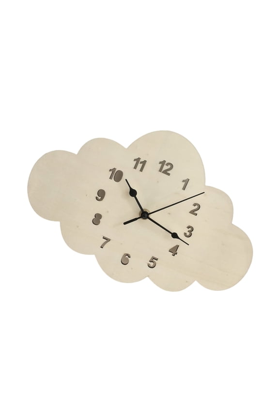 Decorative Wall Clock with Cartoon Shape Accurate Time Display Clock Quiet Movement for Living Room and Space